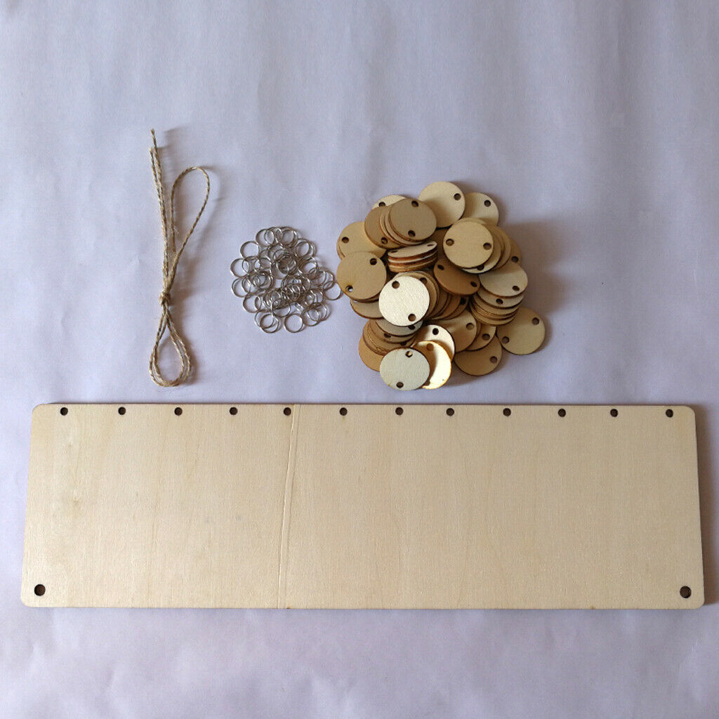 Rustic Wooden Family Birthday Reminder Calendar Board Wall Hanging Plaque-