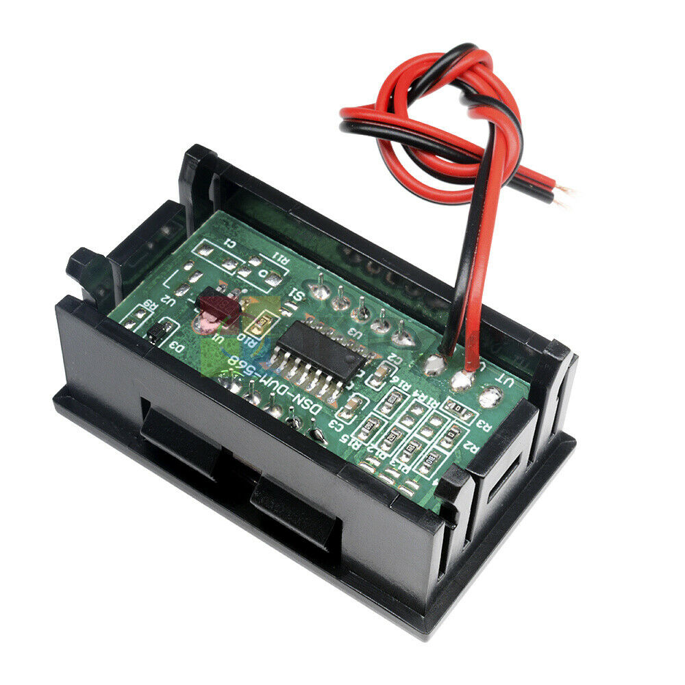 10PCS 0.56" Digital Tube 3 Bit Voltmeter Red LED Panel DC4.5-30V Voltage Meter