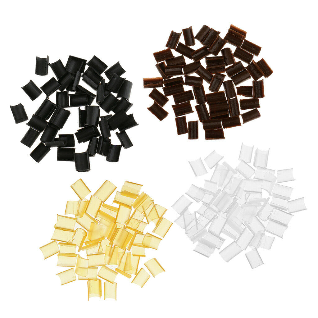 200 lot Salon DIY U Tip Keratin Granule Rebond Hot Fusion Glue 4 Colors