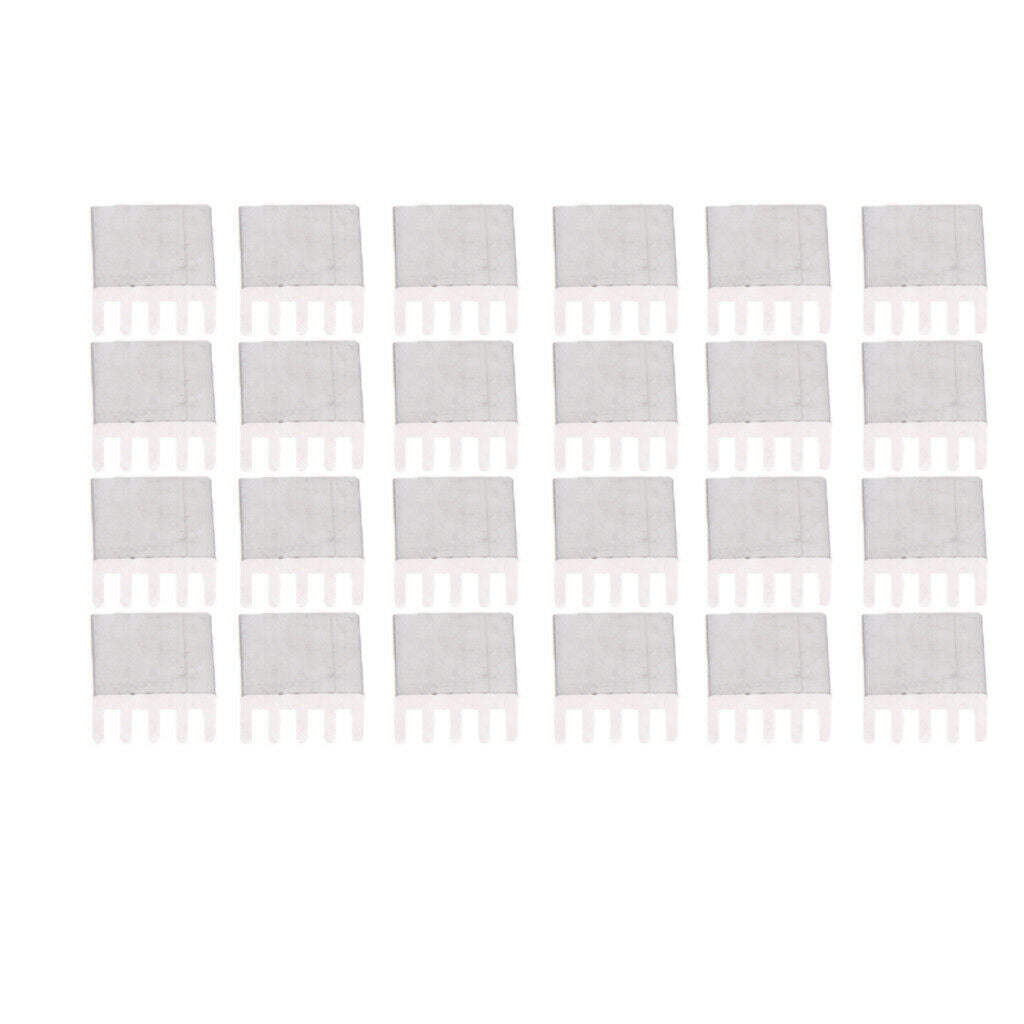 100pcs 9mmx5mmx9mm Aluminum Heatsink Cooler Circuit Board Cooling Fin With Tape