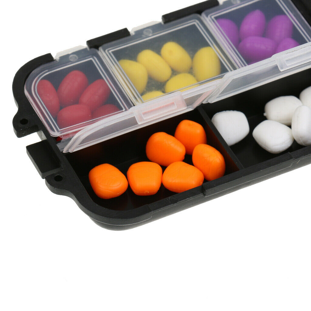 MagiDeal 60pcs Soft Artificial Corn Flavor Carp Bream Bait Fishing Lure