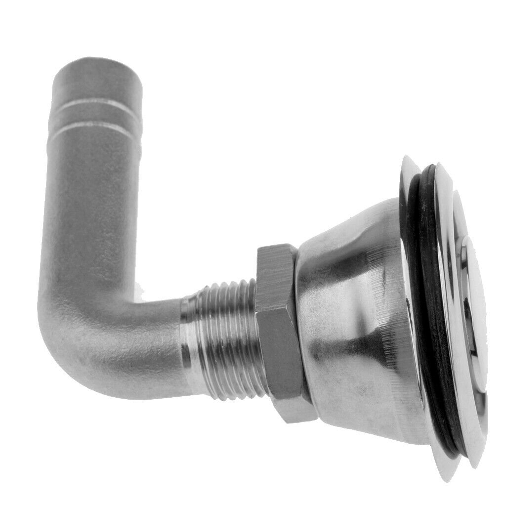 Marine Hardware 90 Degree 5/8-Inch Boat Flush Fuel / Water Tank Vent