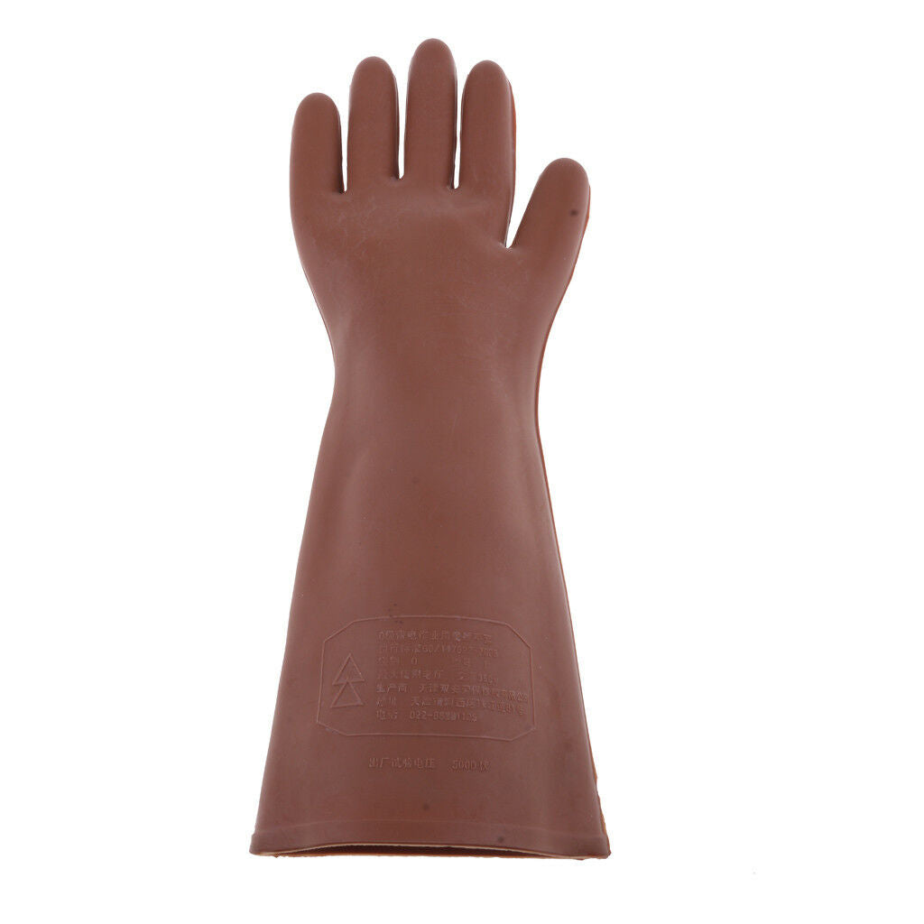 Insulated 5KV High Voltage Electrical Insulating Gloves For Electricians