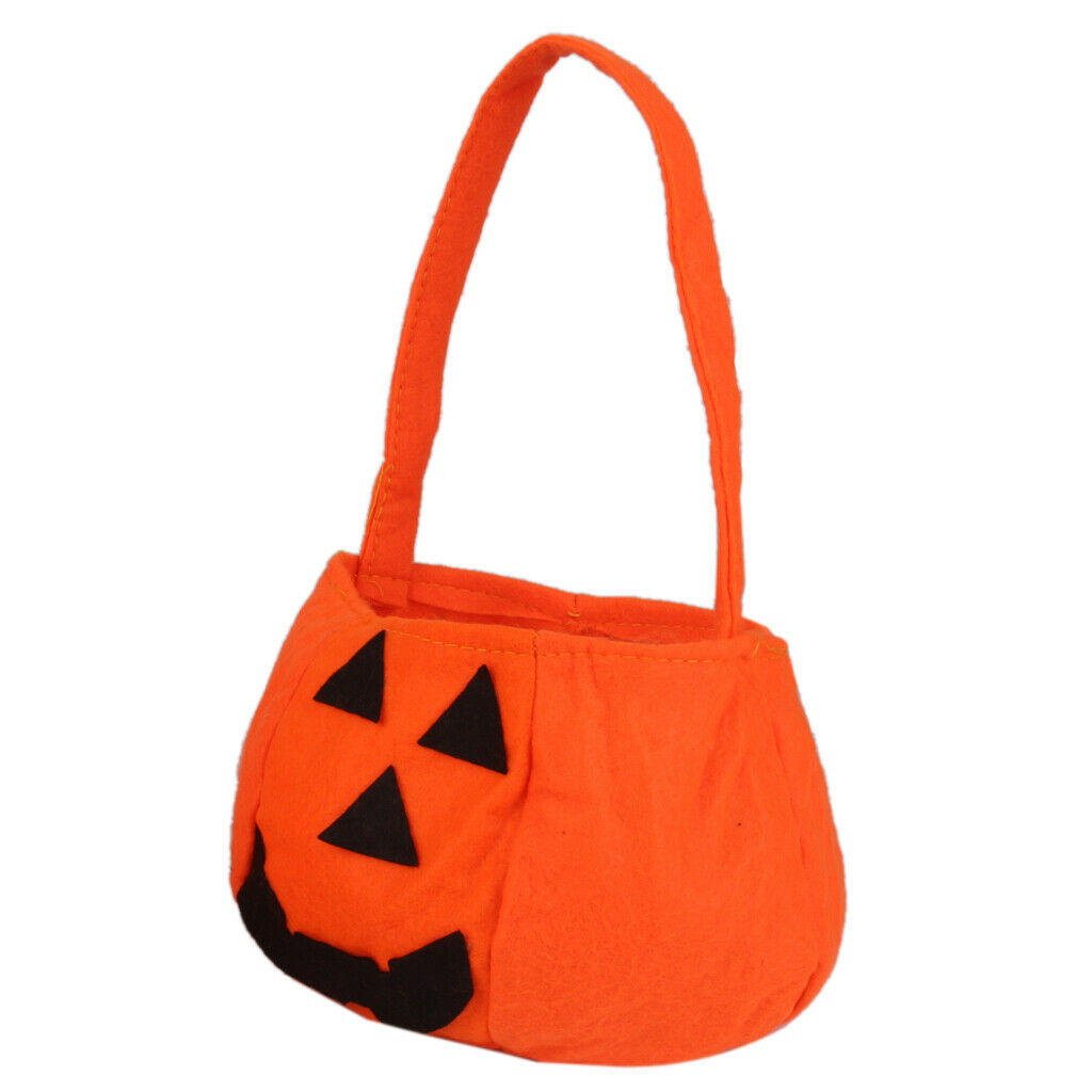 10x TRICK OR TREAT BAGS KIDS HALLOWEEN LOOT SWEET CANDY GOODIE CARRY PARTY
