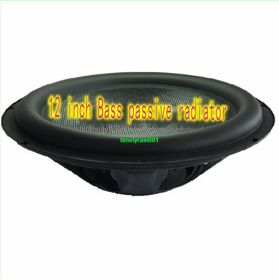 1pcs 12"inch bass radiator Bass diaphragm basin Audio vibration board With frame