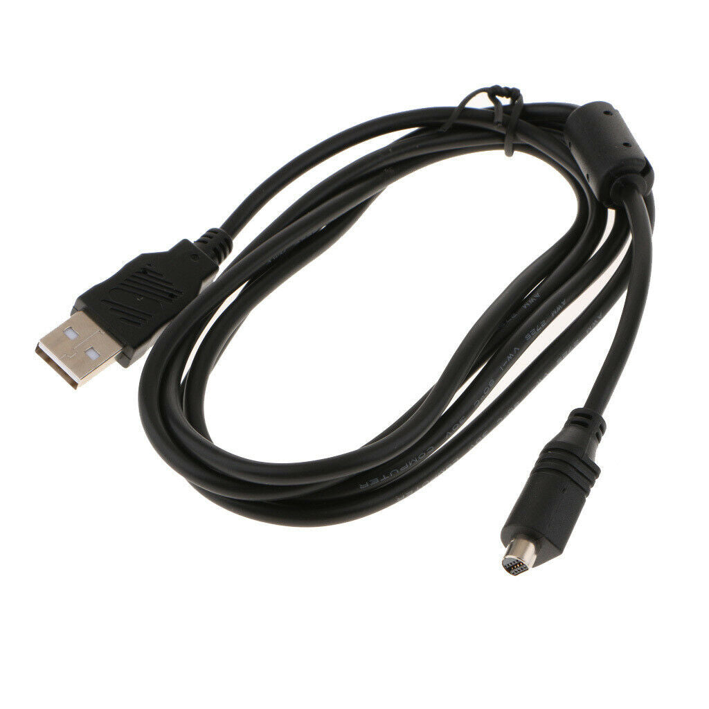 VMC-15FS 10 Pin to USB Data Sync Cable Cord for Sony Digital Camcorder Black