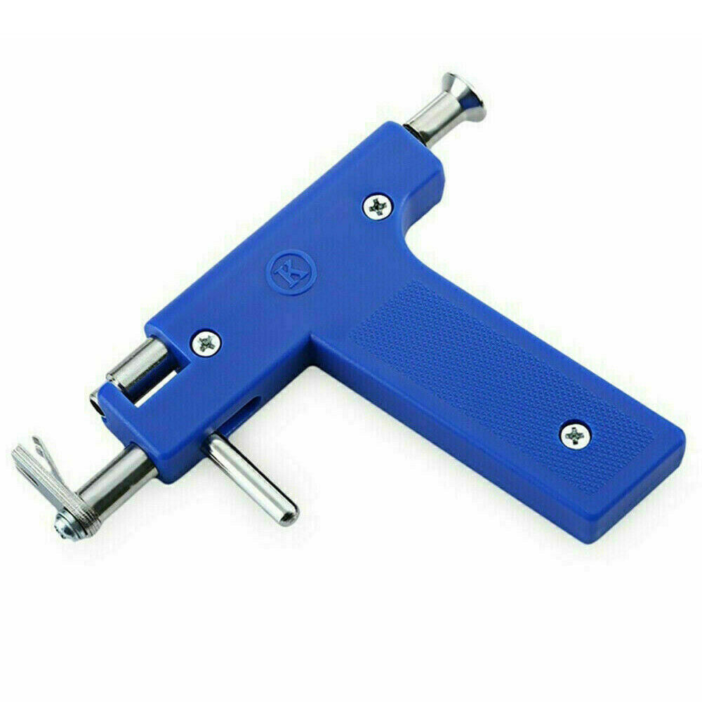 Professional Ear Nose Navel Body Piercing Gun Kit Tool with Pack Of 98 Studs AU