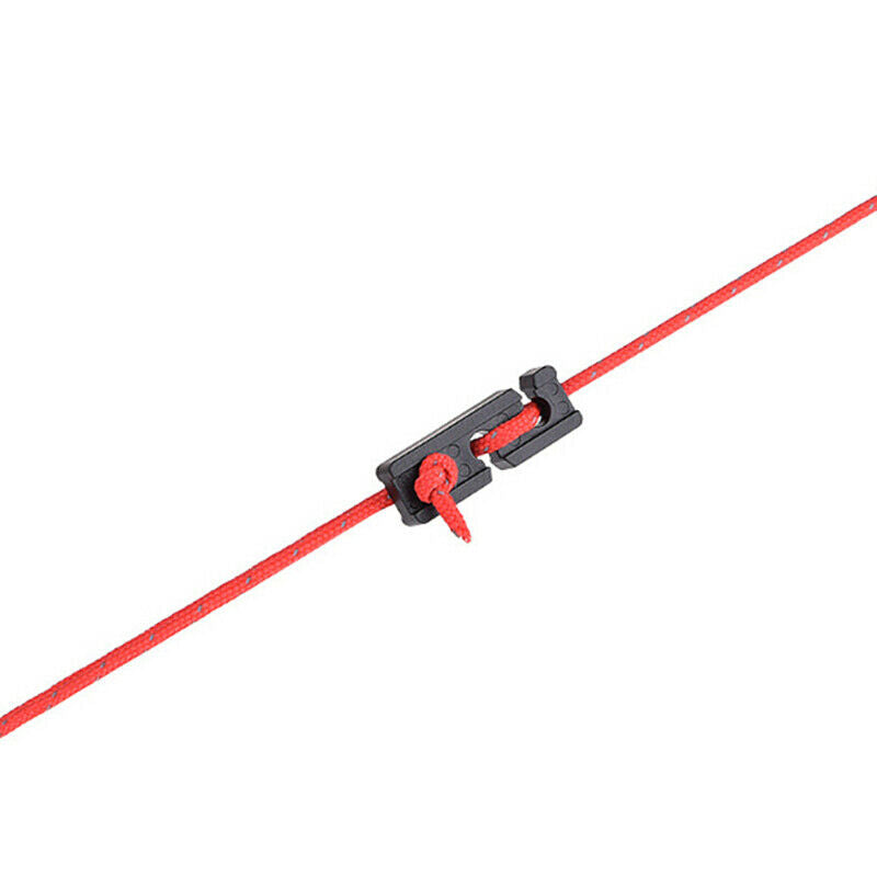 10X Aluminum Quick Release Camping Wind Rope Adjuster Tent Rope Tightener.l8