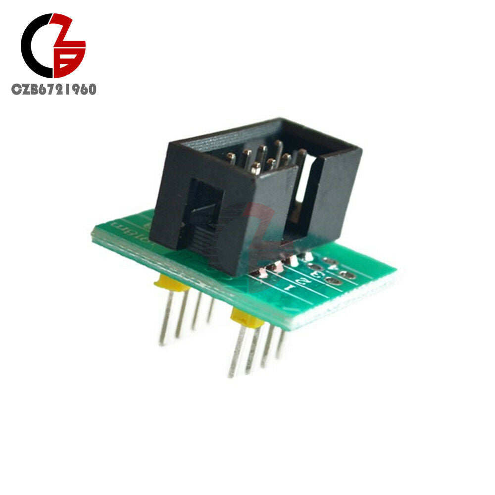 SOIC8 SOP8 Test Clip For EEPROM 93/25 /24Cx in-Circuit Programming + 2 Adapters