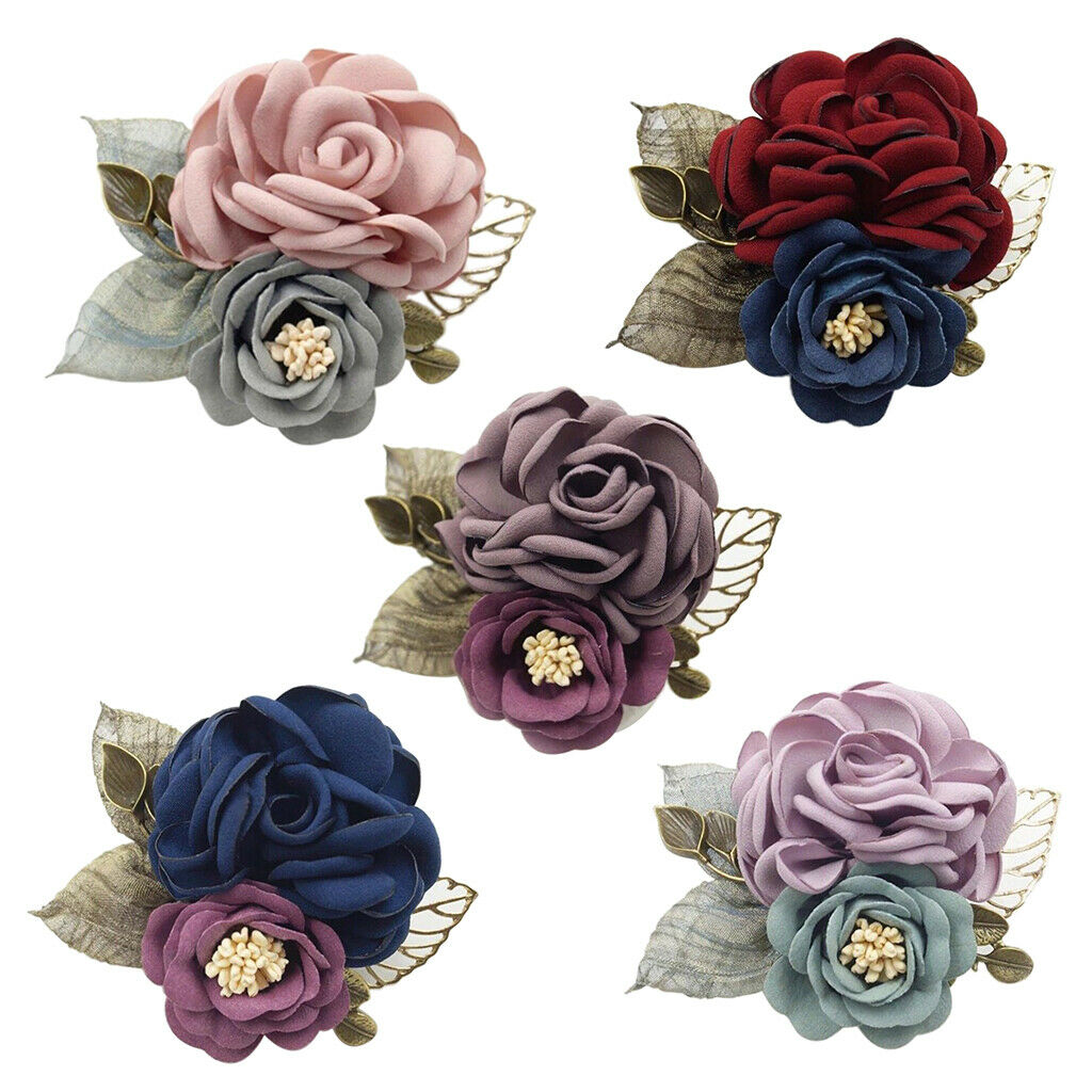 Korean Brooch Pin Groom Corsage Breastpin Wedding Party Dress Ornaments