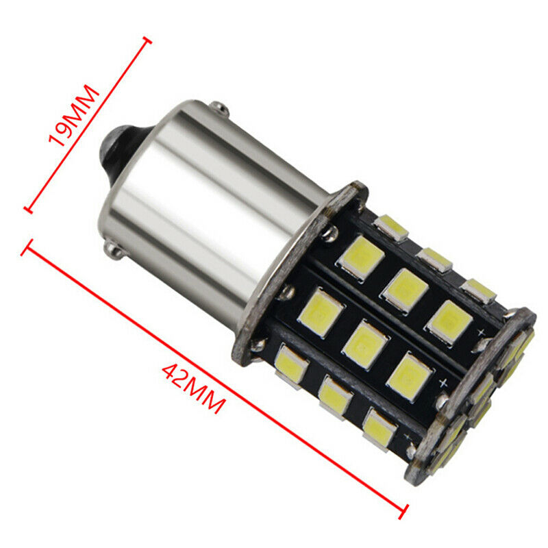 4X 1156 BA15S 2835 33-SMD White LED Bulbs Car Turn Signal Lamp Brake Light.l8