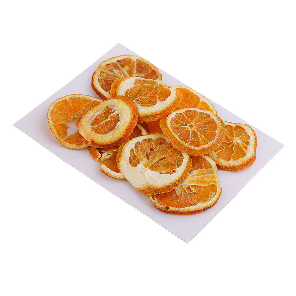10pcs Pressed   Fruits Orange Slices Dried for Handcraft Home Decor Xmas