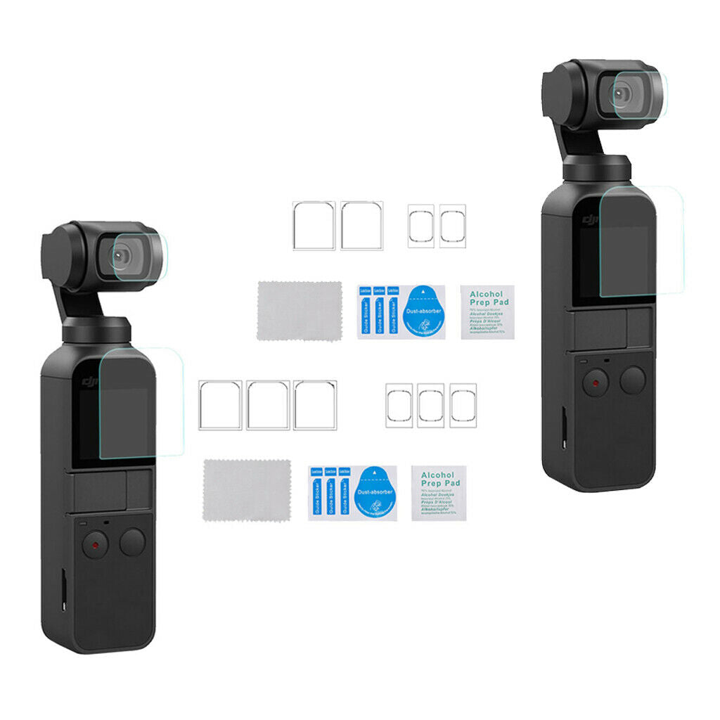 Fiberglass Lens Camera&Screen Protective Film Protect for DJI Osmo Pocket x3