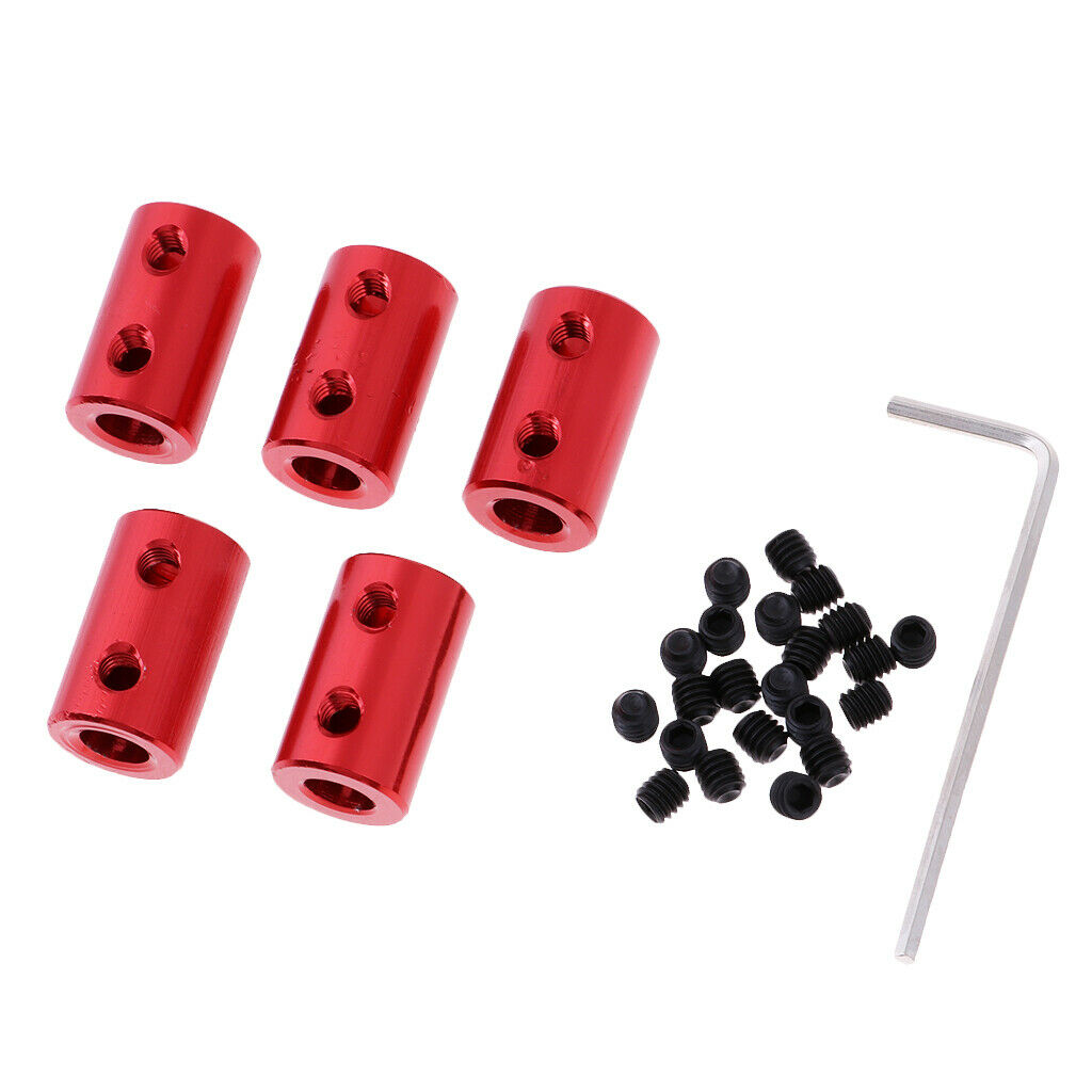 Motor Shaft Coupling Rigid Coupler Connector for RC Car Boat 5-6mm