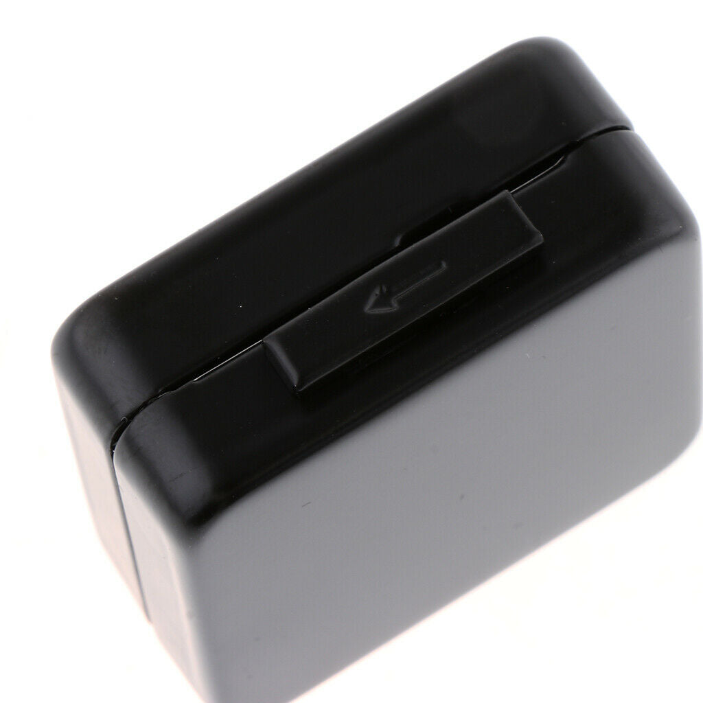 Metal Jewelry Gift Box Loose Diamond Box Jewelry Organizer Container Black