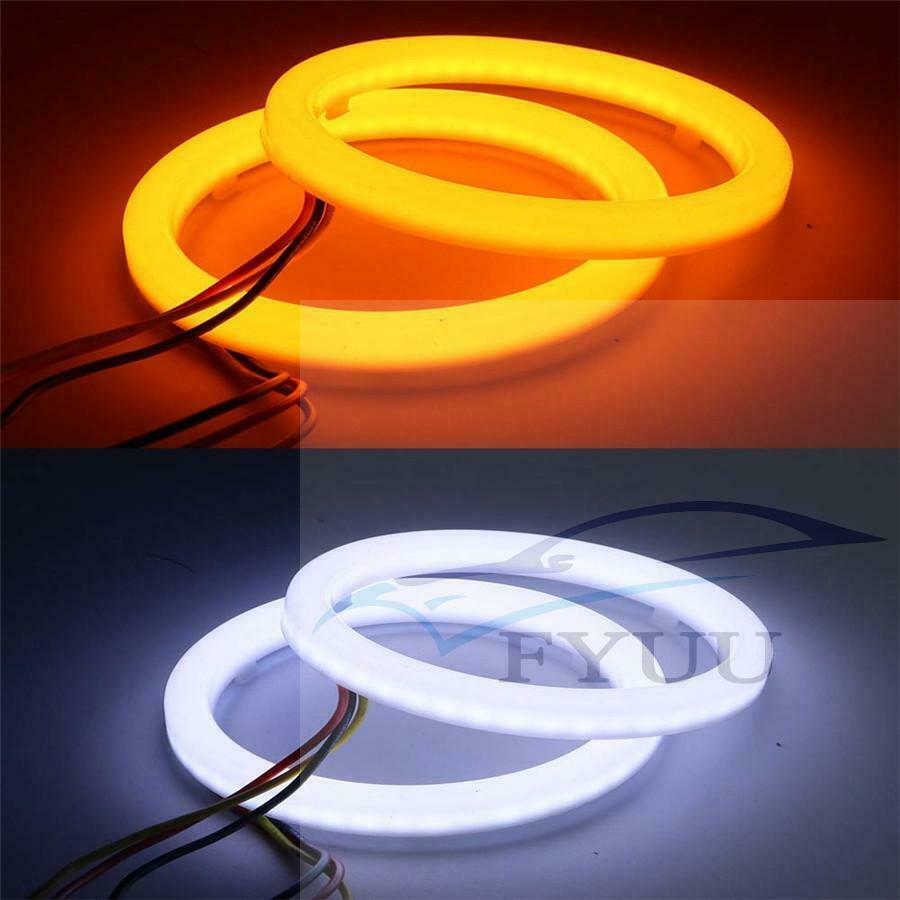 Car Headlight DRL Daytime Running Light Auto Halo Ring Angel Eyes 12V Day Light