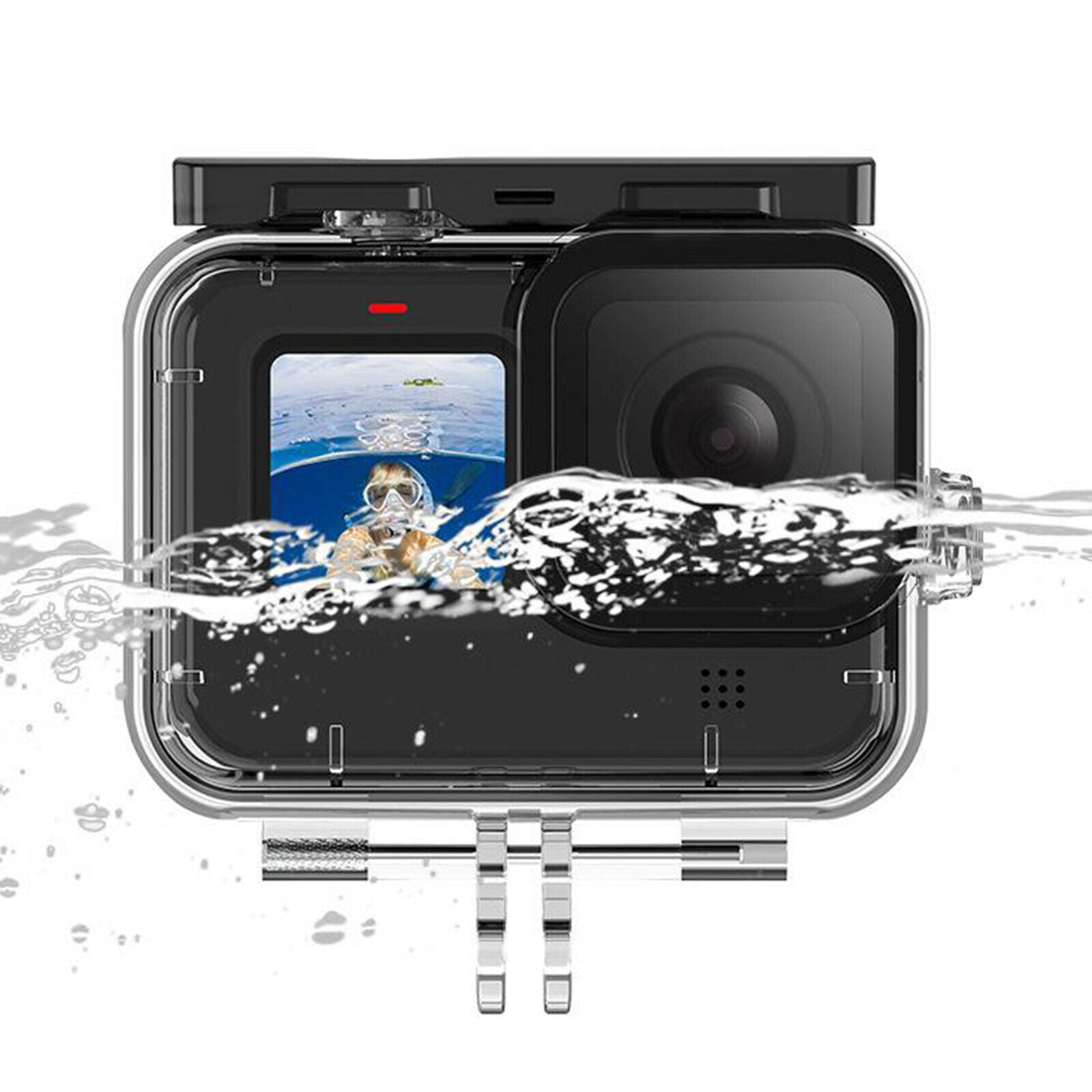 New Waterproof Housing Clear Case Diving Protective For   Hero 9 Camera