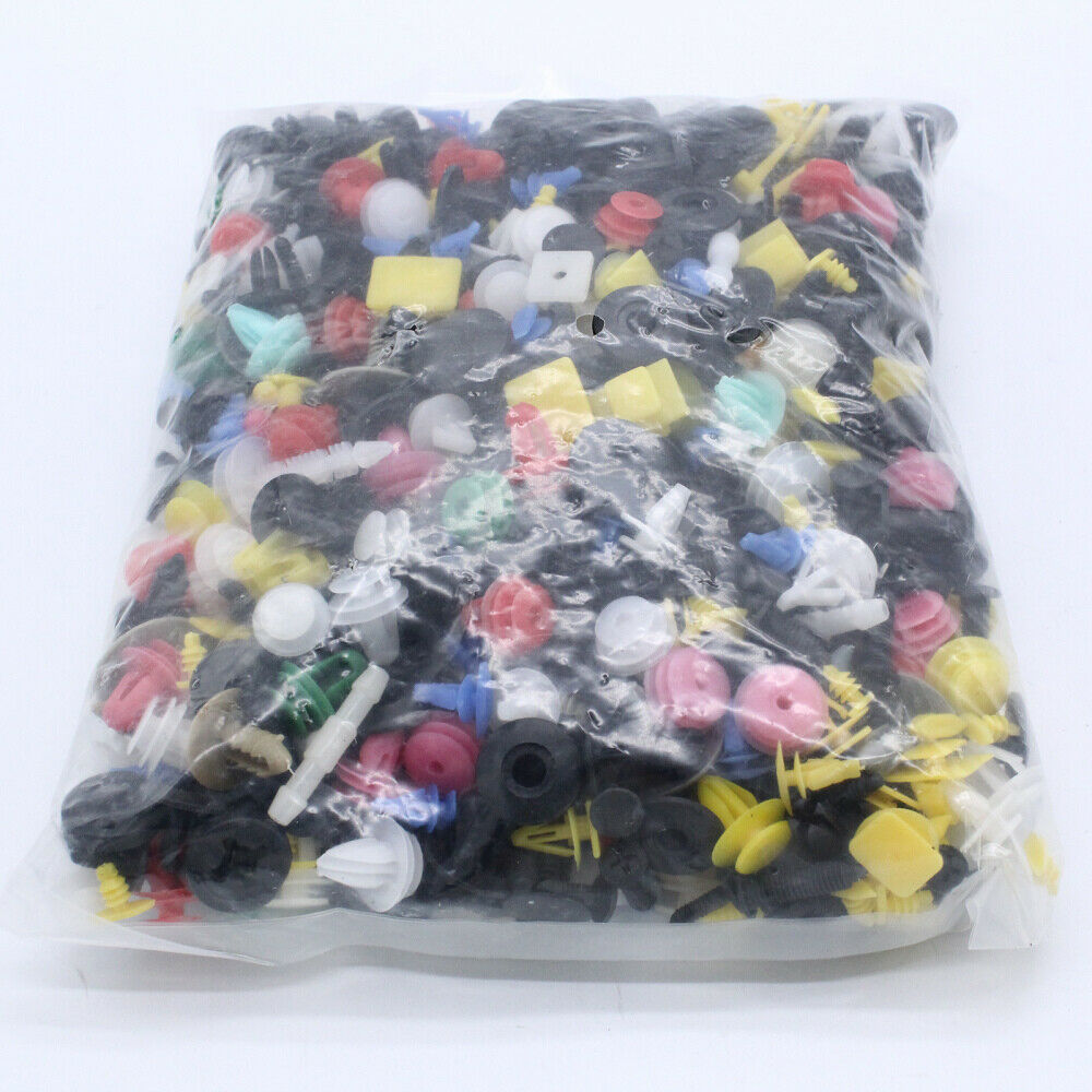 Auto Car Mixed Fastener Clip Bumper Fender Trim Plastic Rivet Door Panel 1000x