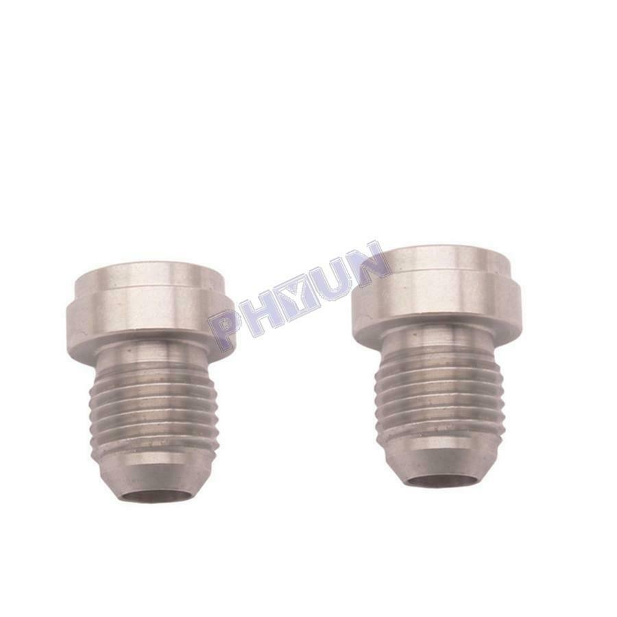 4 Pcs 6AN AN6 Male Stainless Steel Weld On / Weld In Fitting Bung Universal