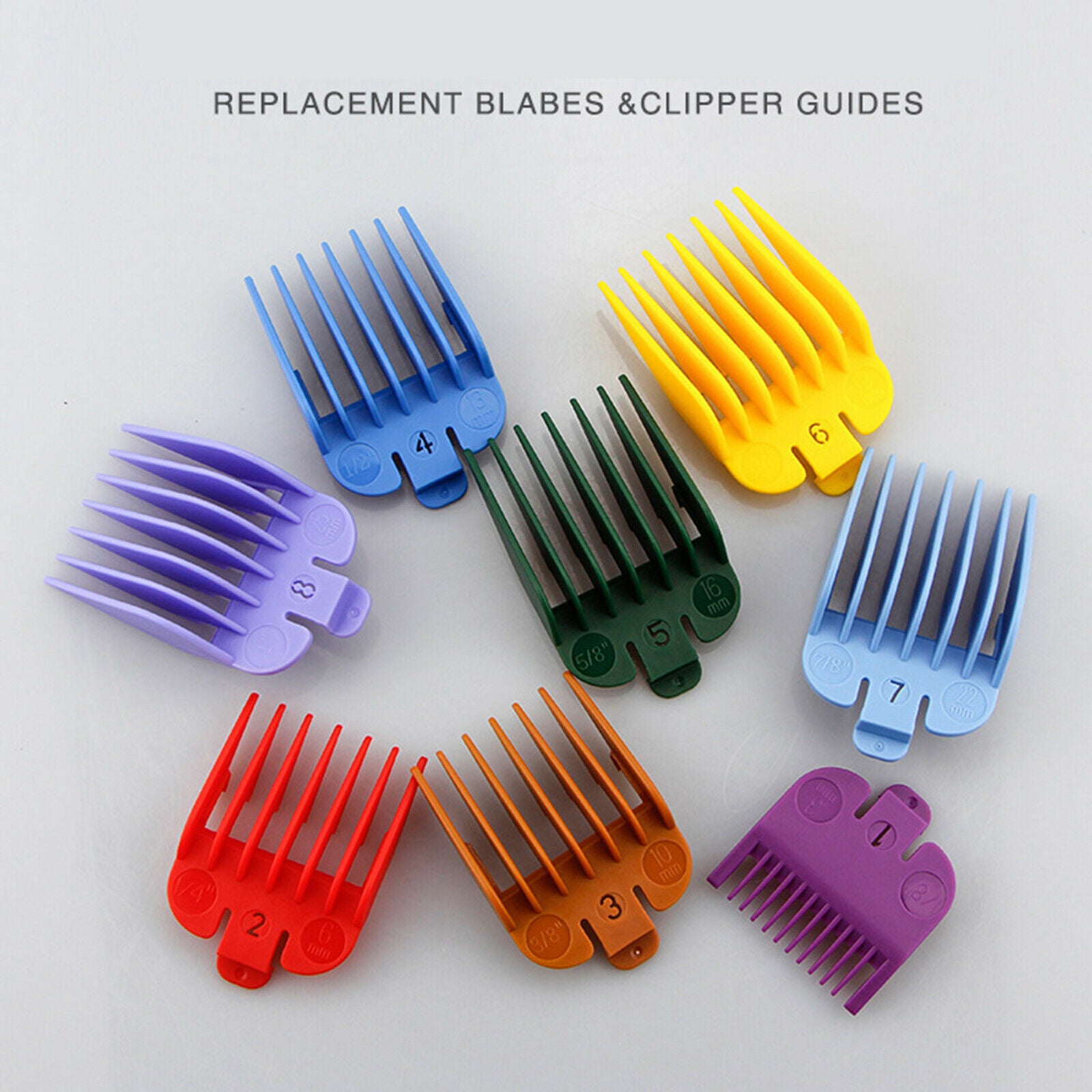 For WAHL Cutting Hair Clipper Trimmer Limit Combs Clipper Guides Guards Kit