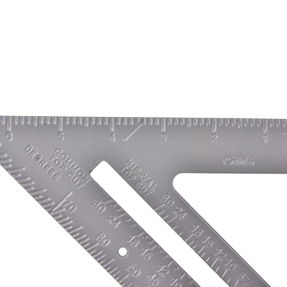 Aluminum Alloy Speed Square Protractor Miter Framing Measurement Carpenter 7" BD