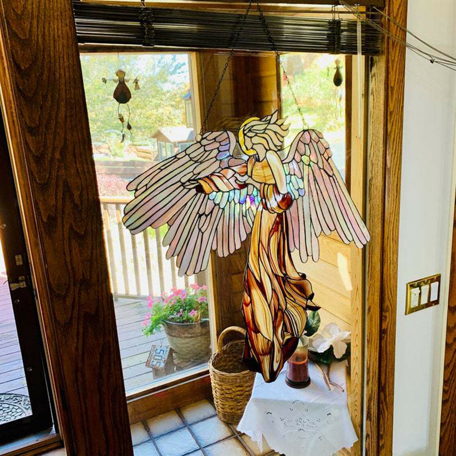 Hanging Angel Wings Ornament Animals Garden Ornamen Decoration Decorative
