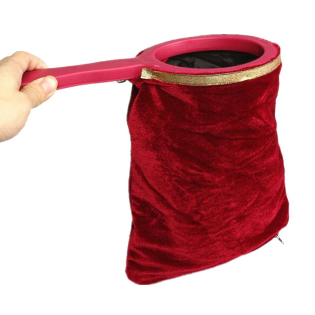 Handle appear disappear magic prop magicians stage change bag magic tri.l8