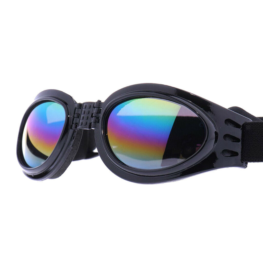 Pet Dog Sunglasses Eye Wear Protection from UV/Wind/Water/Debris Black
