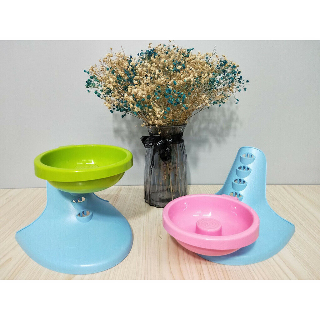 Pet Adjustable Ladder Slow Food Bowl Feeder Eating Habit Training Anti Choke