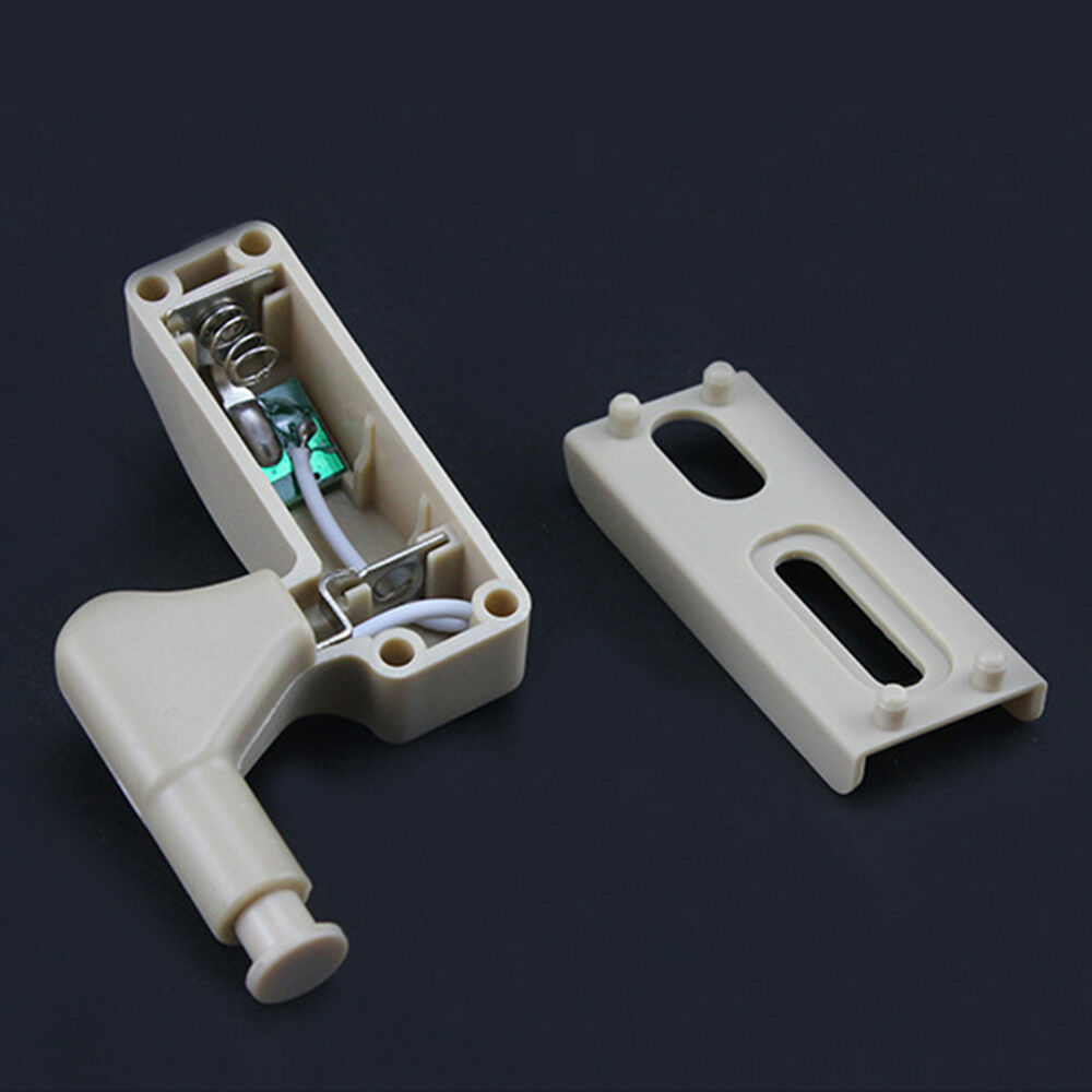 New Cool White Cabinet Hinge LED Light For Wardrobe Cupboard Home Kitchen Closet