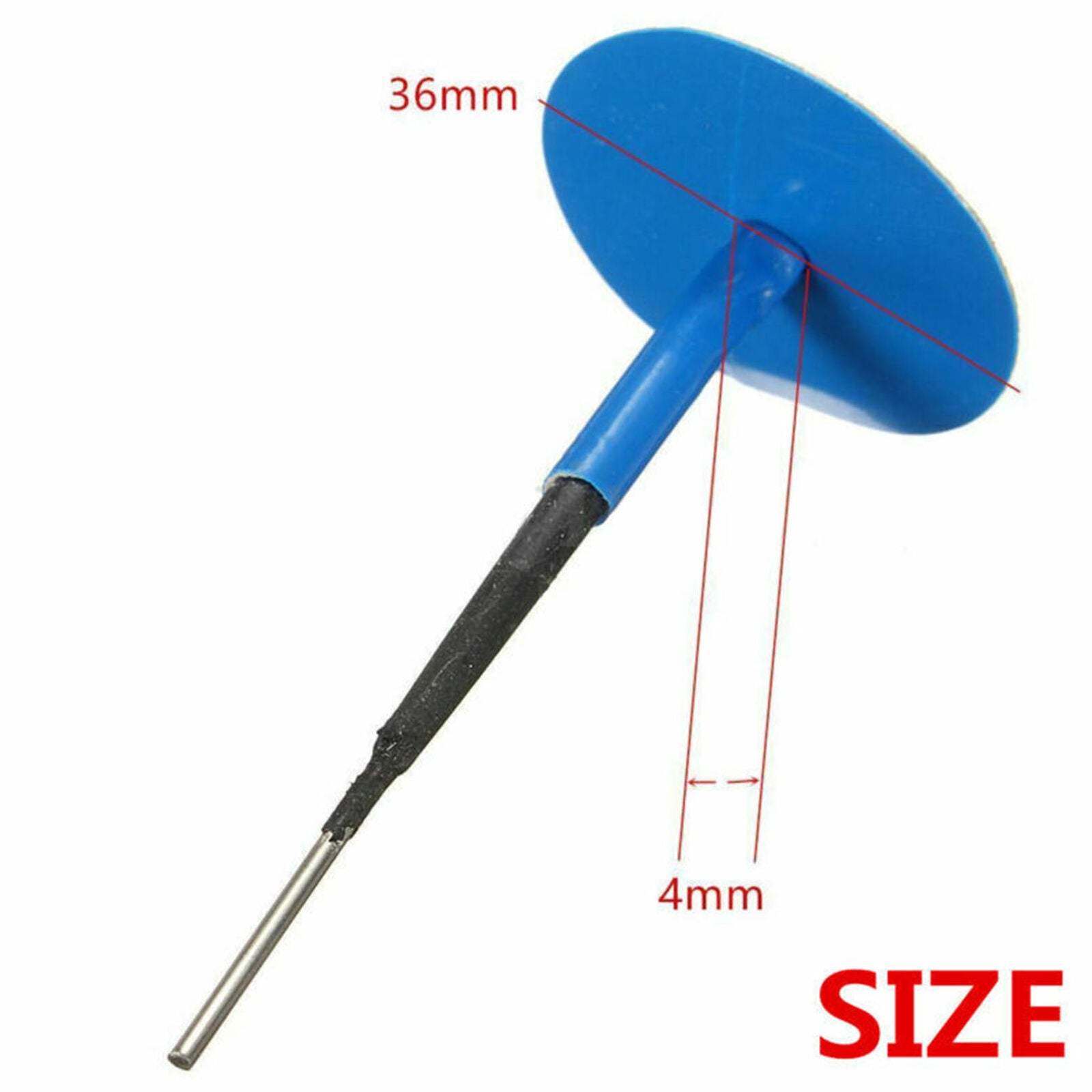 24X Car Vehicle Tubeless Tyre Puncture Repair Kit Wired 36mm Mushroom Plug Patch