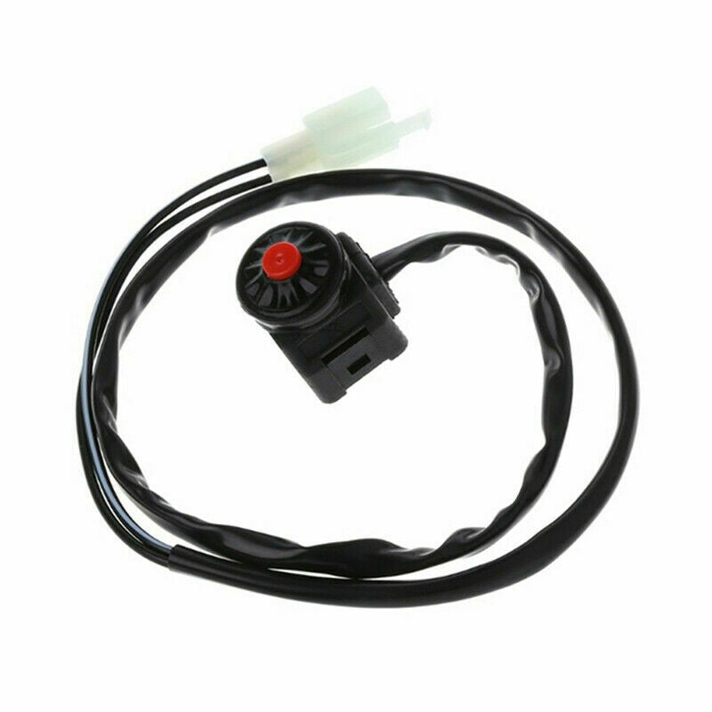 7/8" Motorcycle Kill Switch Red Push Button Horn Starter 22mm ATV Dual Sport