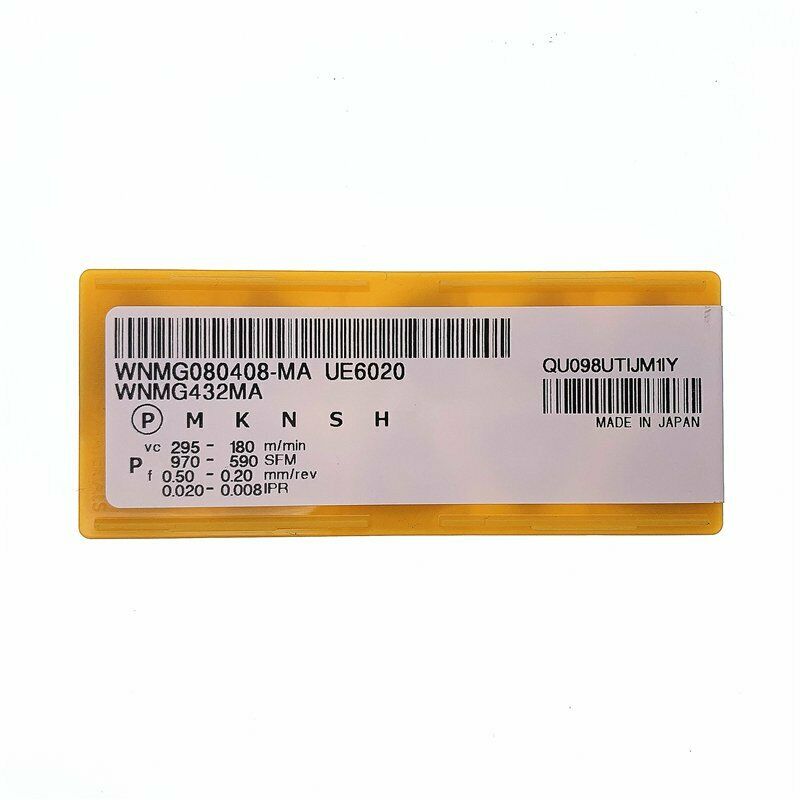 10pcs/box MITSUBISHI WNMG432MA WNMG080408-MA UE6020 NEW Carbide Inserts