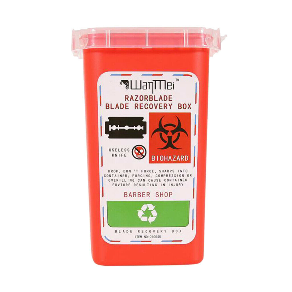 3 Color Plastic  Sharps Biohazard Needles Blade Disposal Container Bin