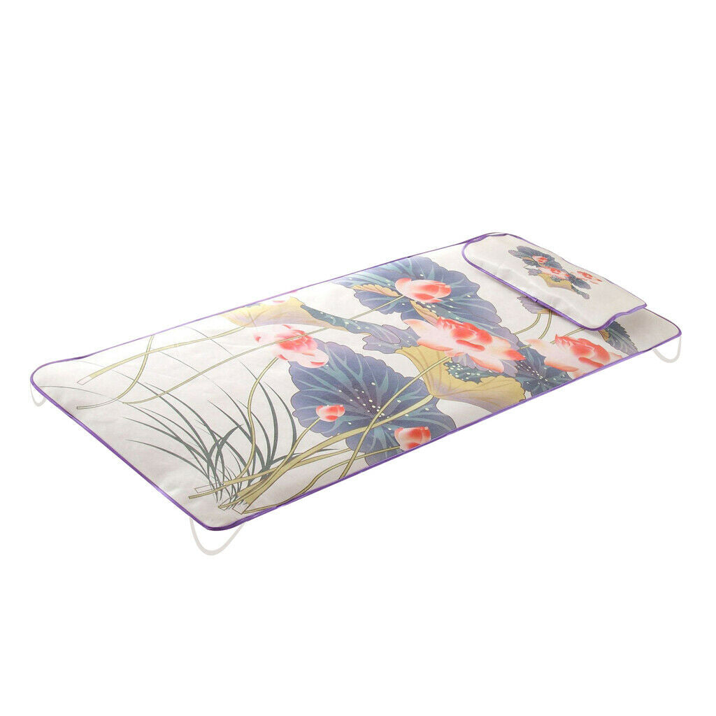 Beauty Bed Pad Salon SPA Massage Ice Silk Mat Cooling Mattress Violetlotus