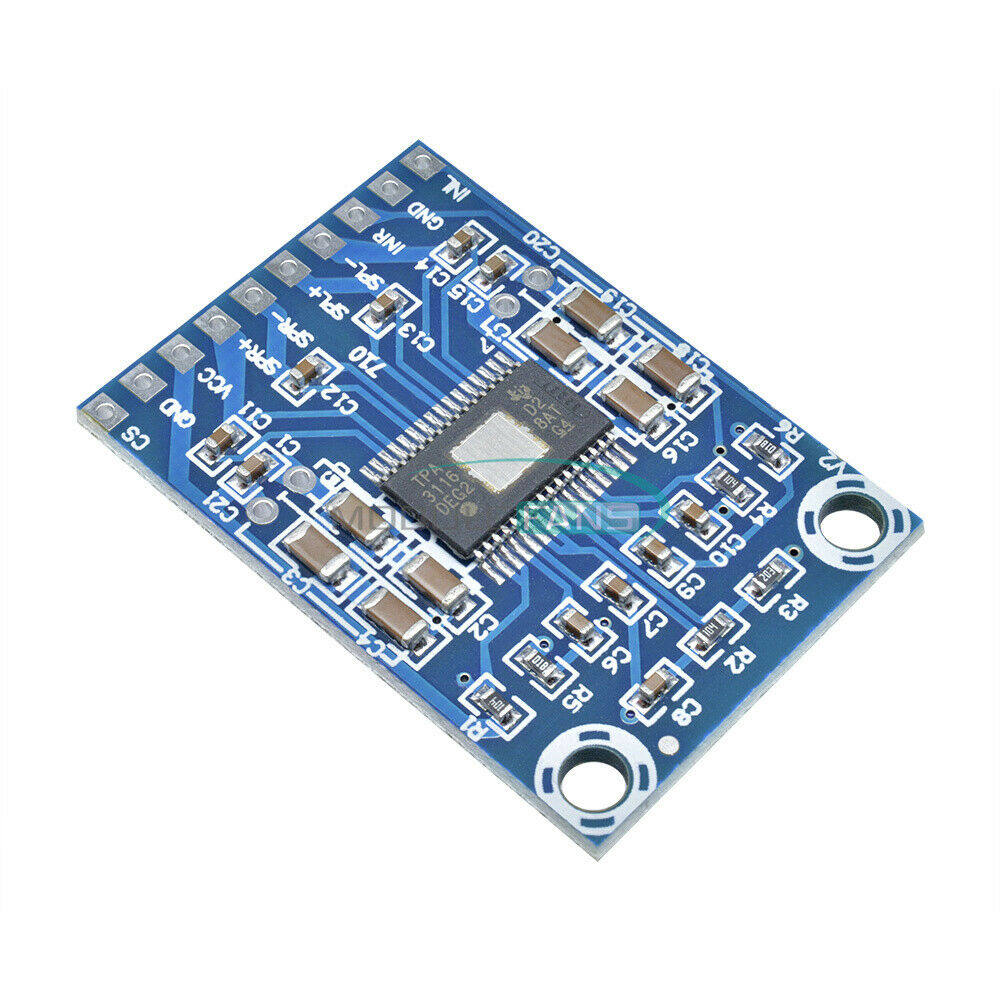 Mini TPA3116D2 2x 50W DC 12V 24V Digital Audio Power Amplifier Board Class D Amp