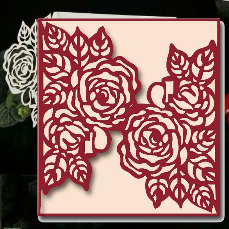 Rose Petal Metal Cutting Dies Stencil DIY Scrapbooking Album Stamp Paper Card