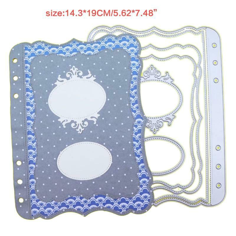 Photo Frame Metal Cutting Dies Stencil DIY Scrapbook Album Paper Card Template