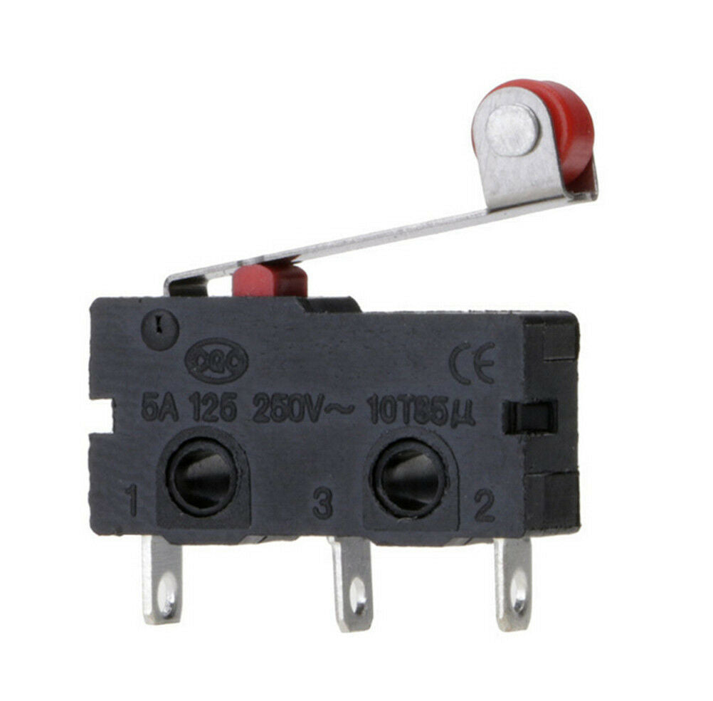 5Pc/Set Micro Roller Lever Arm Open Close Limit Switch KW12-3 PCB Microswi.l8