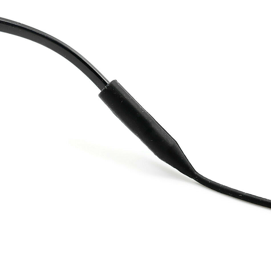 5pcs Silicone Bands Eyeglasses Strap Glasses Sunglasses Holder Retainer Black
