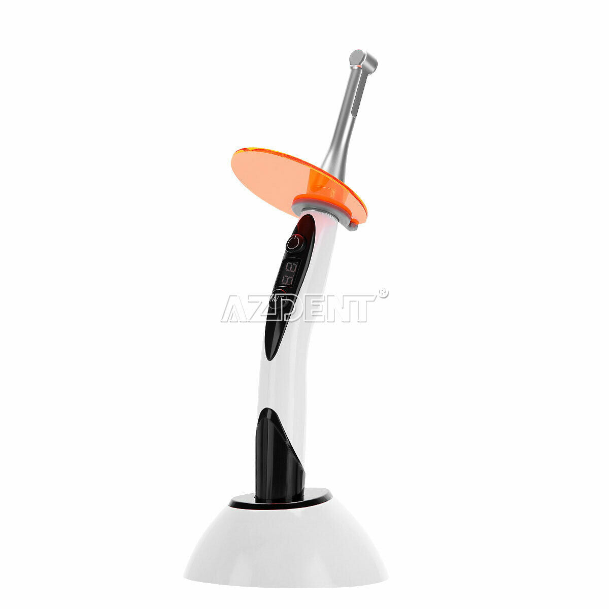 Cordless Dental Curing Light Metal Head Large Capacity LED 1s 800-1500mw/cm²