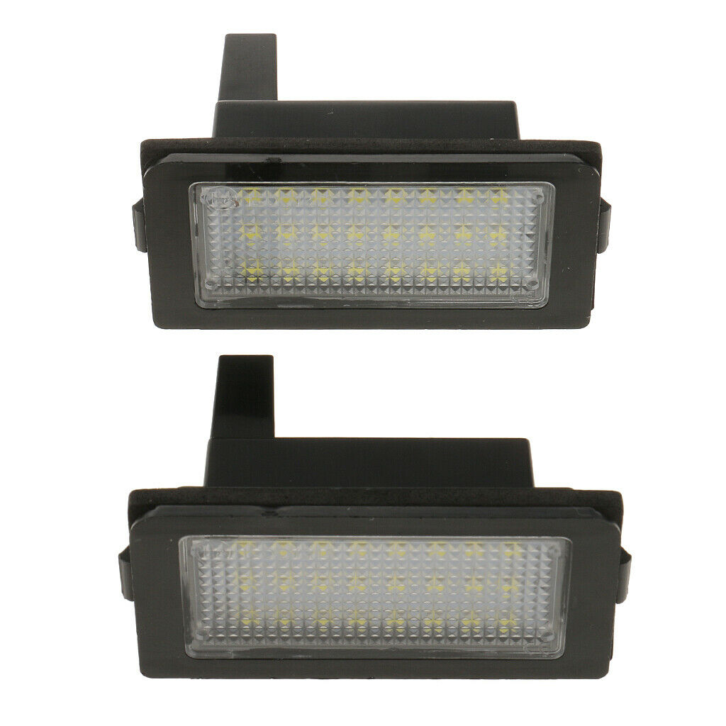 2PCS White 24-LED License Plate Light For BMW E38   728 730 740 750