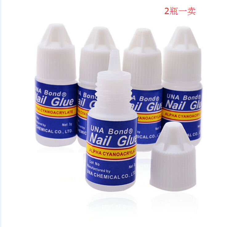 2x 3g Glue Pro For Acrylic DIY beauty Nail Manicure Art Tips Decoration Tool Â·