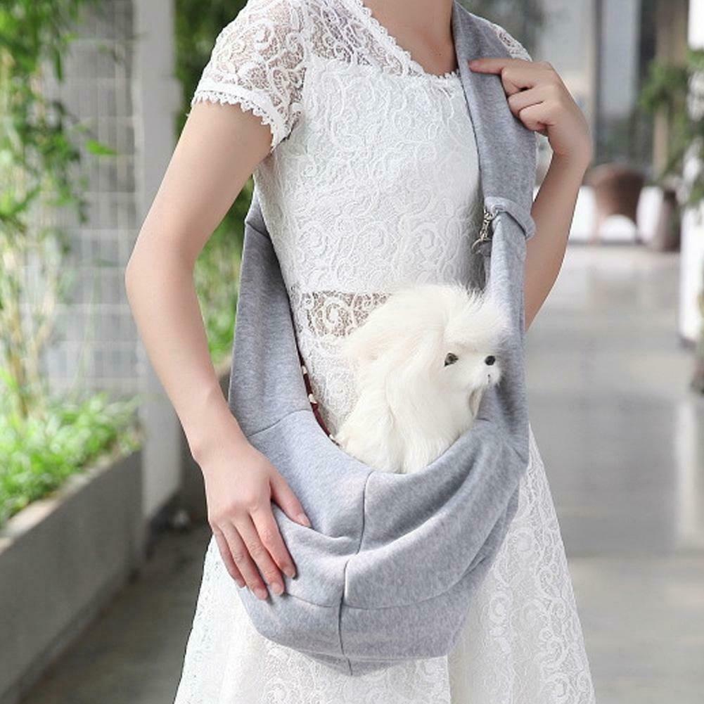 Hands-Free Dog Cat Sling Bag Portable Outdoor Pet Carrier Shoulder Pouch C#P5