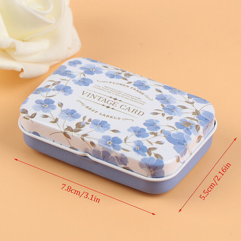 Floral Tea Candy Portable Travel Mini Sealed Candies Pills Box Storage Or.l8