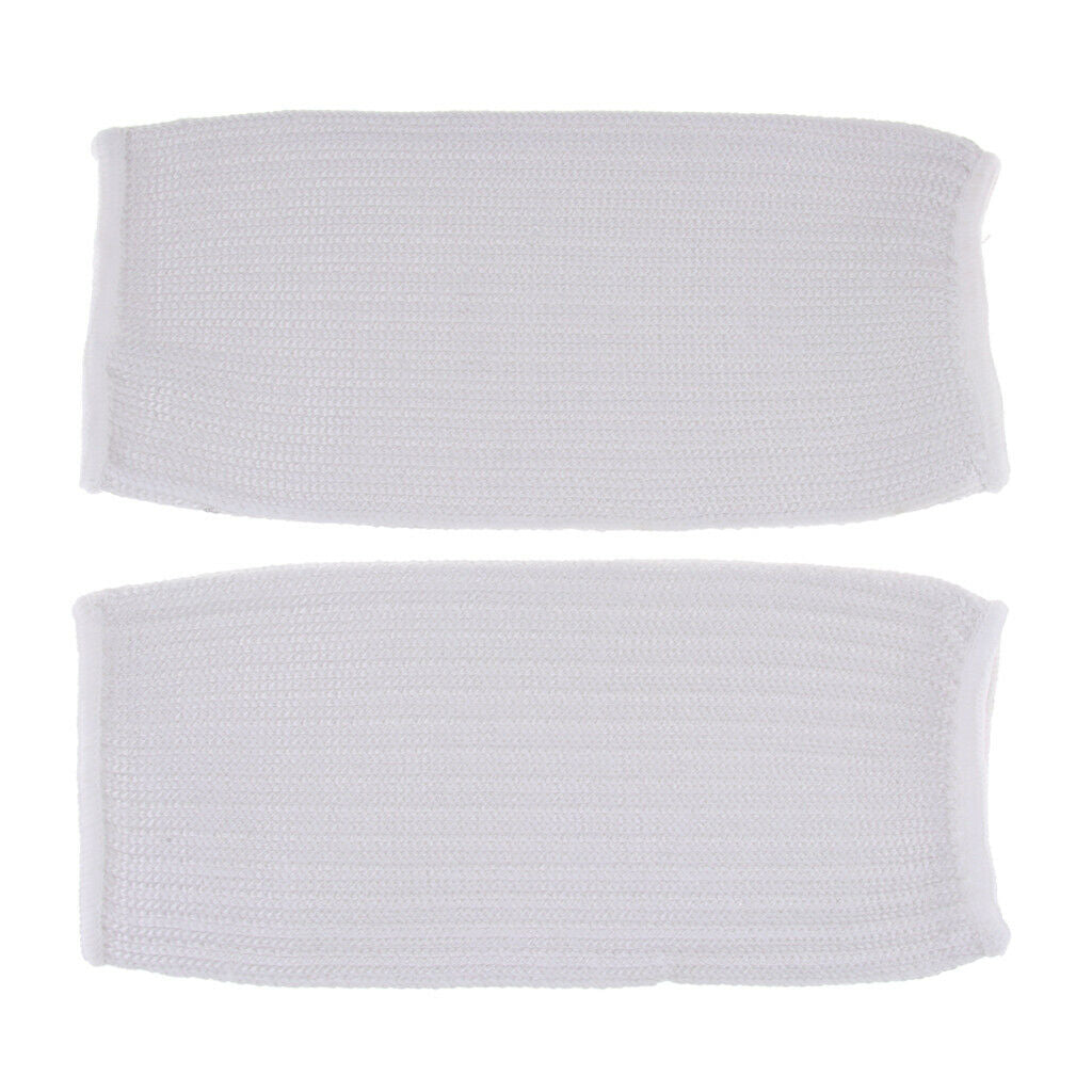 White Arm Protection Cut Resistant Armband Anti-cut Sleeves Labor Protection