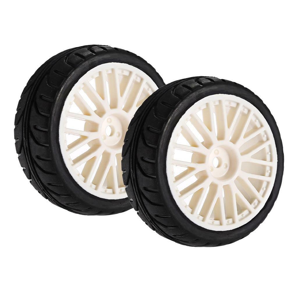 2x Tires Tyre &Wheel for 1:10 RC HPI HSP Hobao Savage XS TM Flux MT ZDRacing