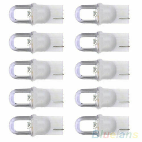 10Pcs 12V 5W T10 194 168 158 W5W 501 White LED Side Car Wedge Light Lamp Bulb