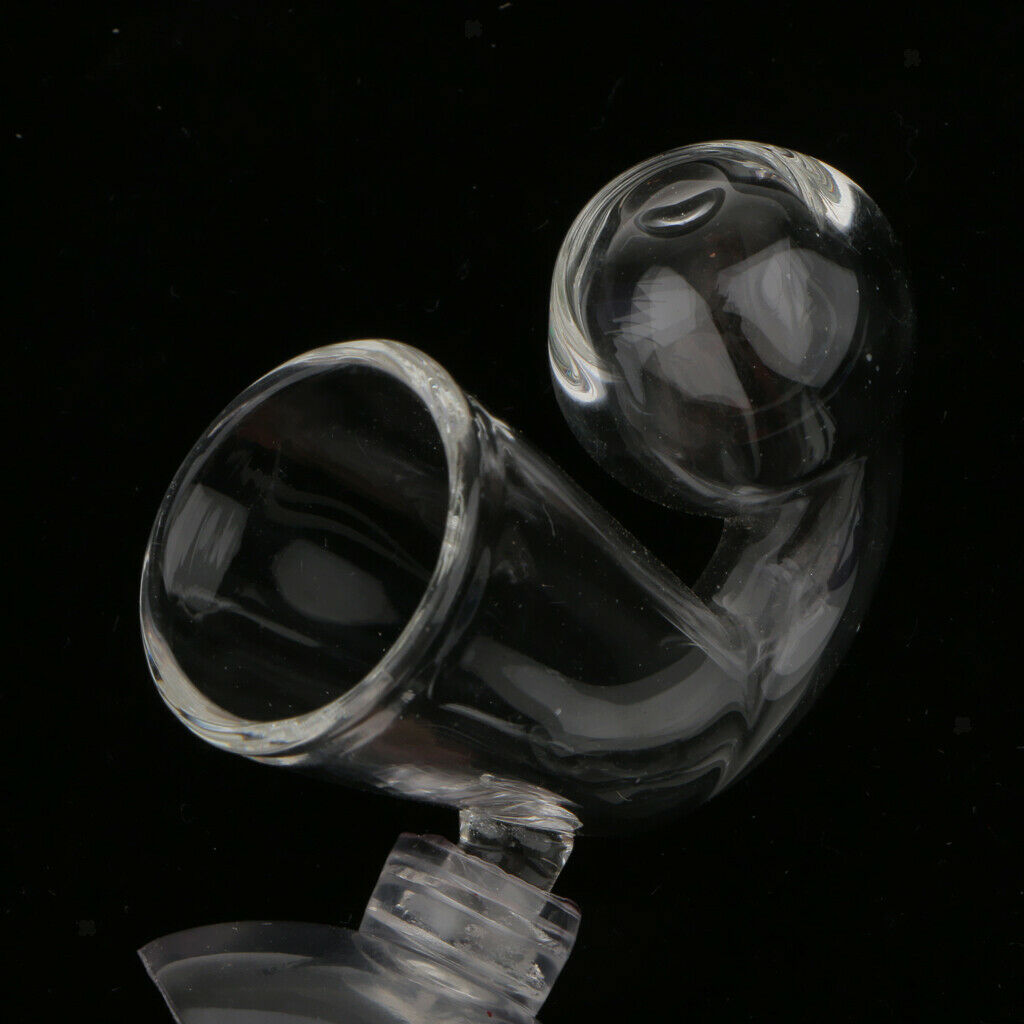 Clear Aquarium CO2 Glass Drop Checker For Fish Tank Aquarium Planted Tank
