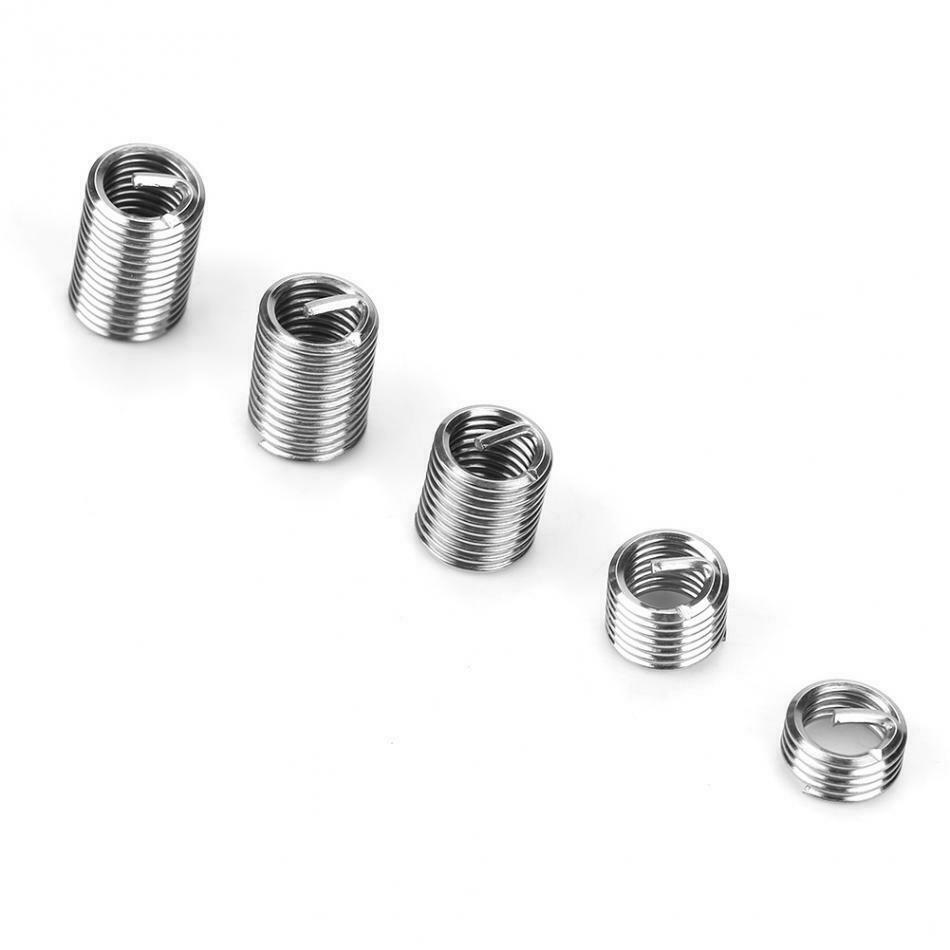 40Pcs Stainless Steel Threaded Repair Casing Threaded Sheath Wire Threaded Inser